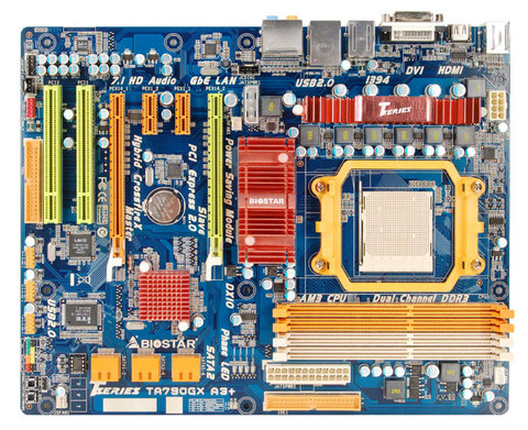 TA790GX A3+ AMD Socket AM3 gaming motherboard