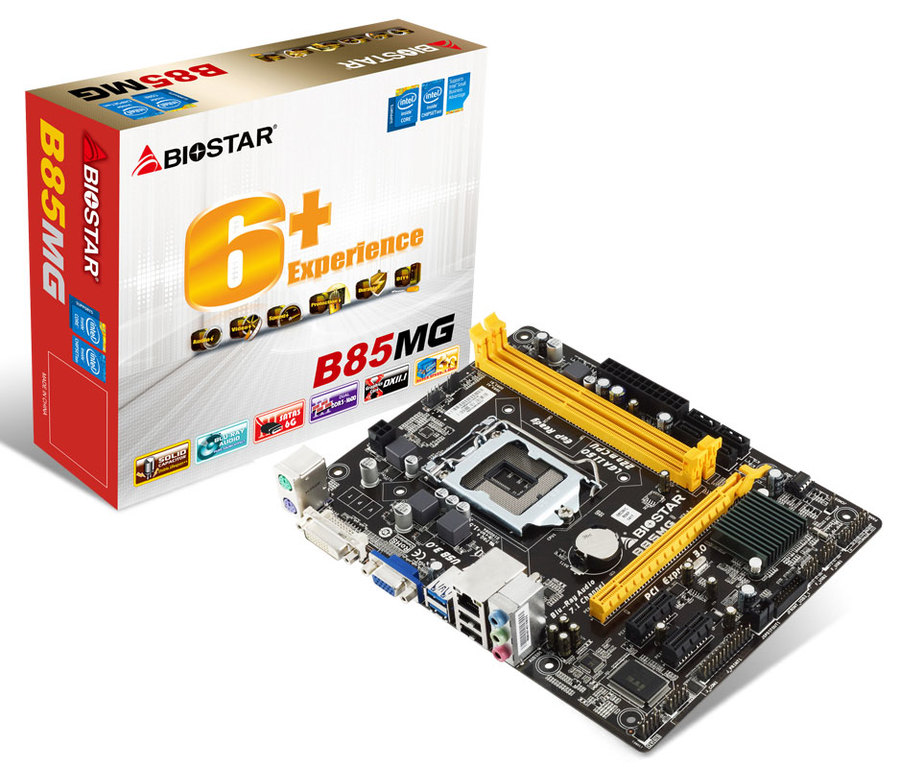 B85MG INTEL Socket 1150 gaming motherboard