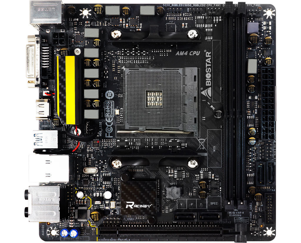 X370GTN AMD Socket AM4 gaming motherboard