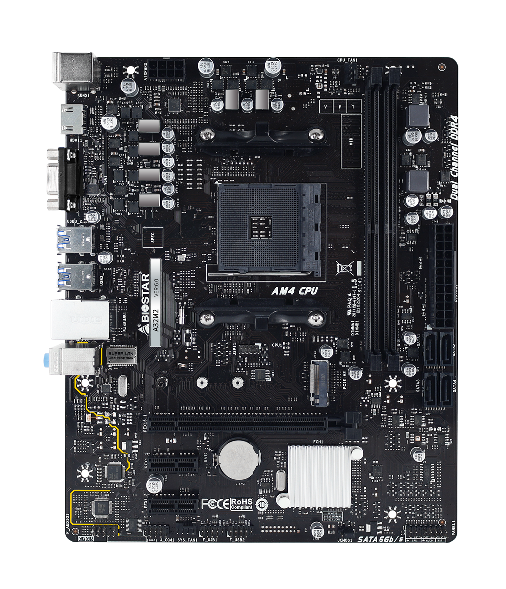 A32M2 AMD Socket AM4 gaming motherboard