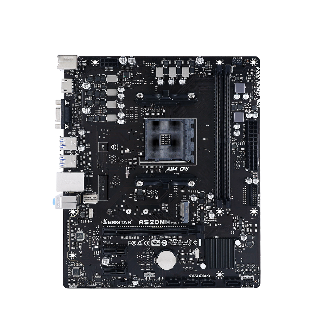 A520MH AMD Socket AM4 gaming motherboard