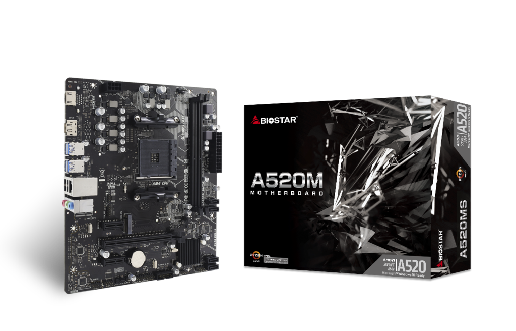 A520MS AMD Socket AM4 gaming motherboard