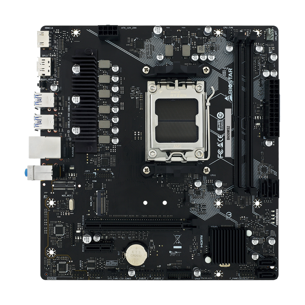 B650MS2 AMD Socket AM5 gaming motherboard