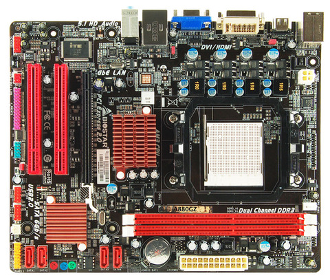 A880GZ AMD Socket AM3+ gaming motherboard