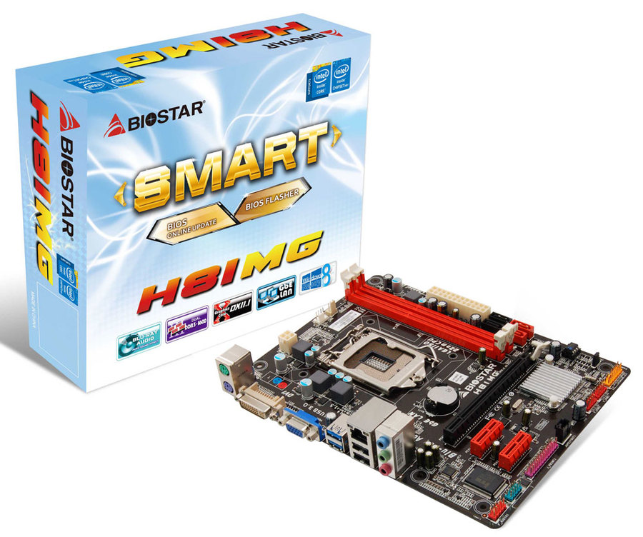 H81MG INTEL Socket 1150 gaming motherboard