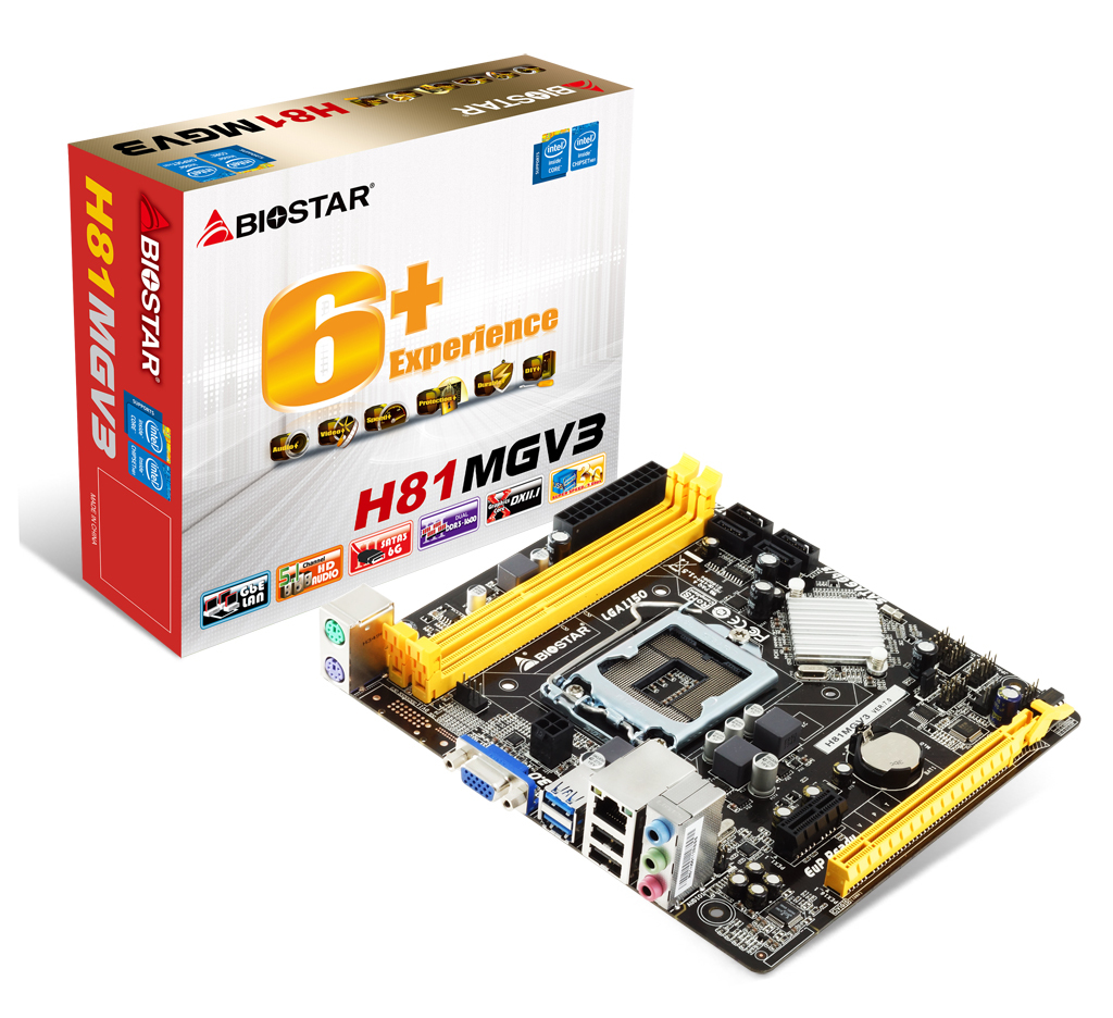 H81MGV3 INTEL Socket 1150 gaming motherboard