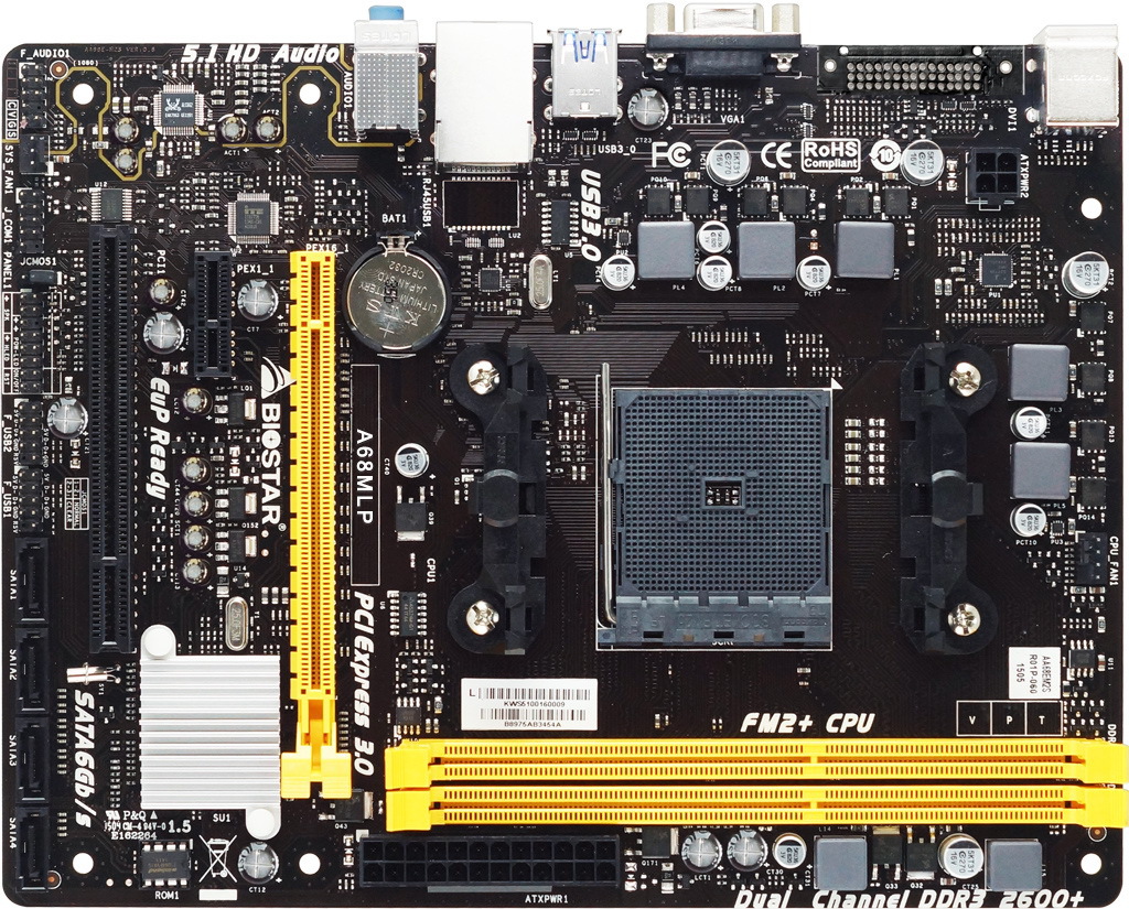 A68MLP AMD Socket FM2+ gaming motherboard