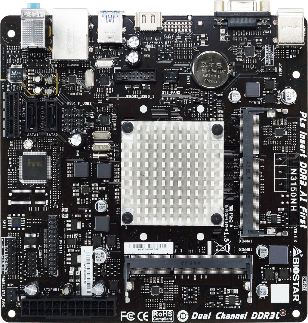 N3150NH INTEL CPU onboard gaming motherboard