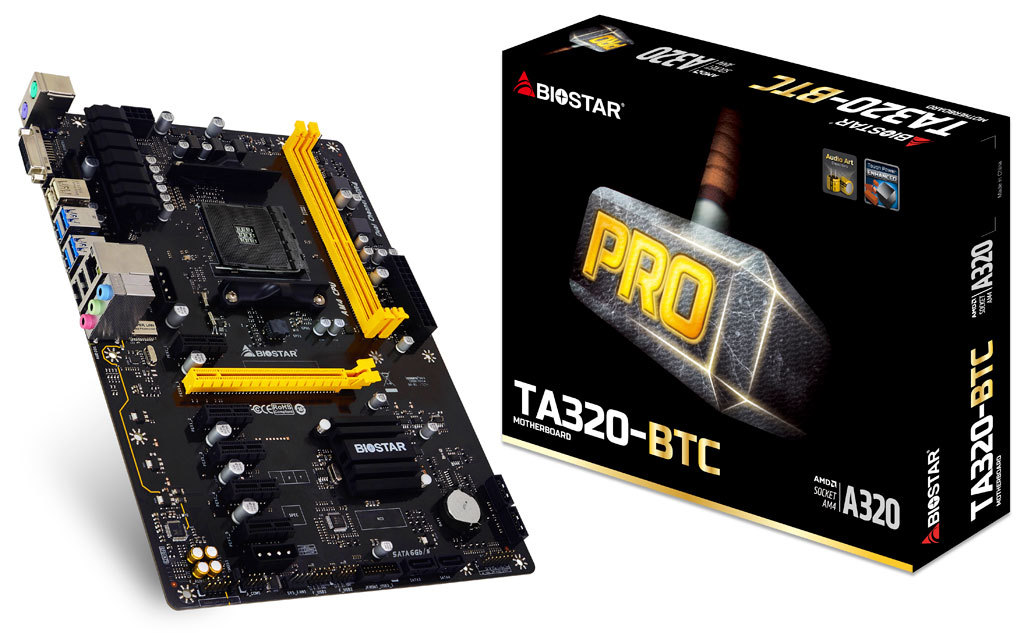 TA320-BTC AMD Socket AM4 gaming motherboard