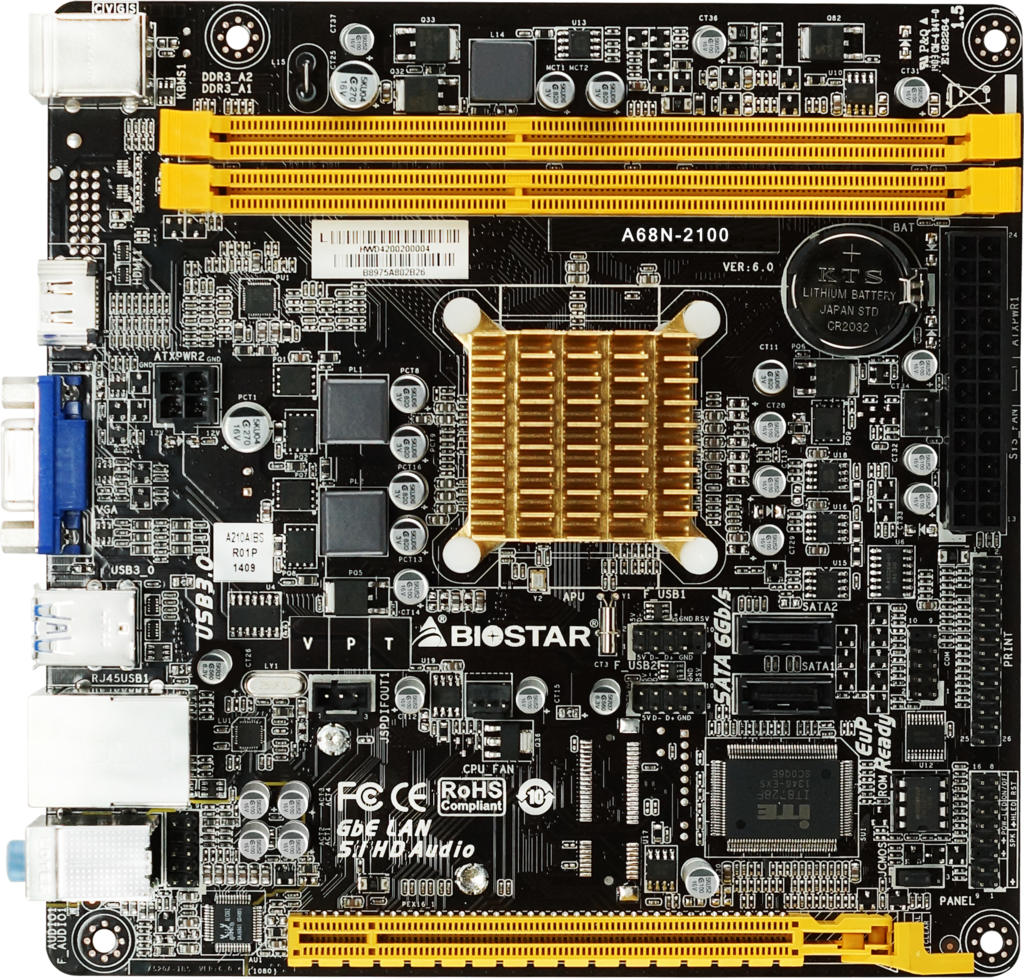 A68N-2100 AMD CPU onboard gaming motherboard