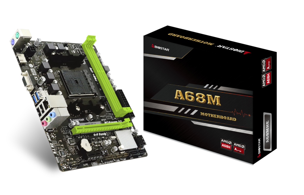 A68MHE AMD Socket FM2+ gaming motherboard