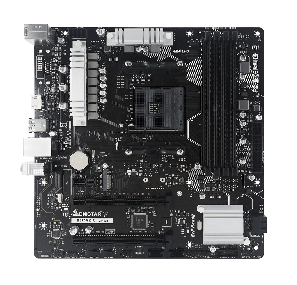B450MX-S AMD Socket AM4 gaming motherboard