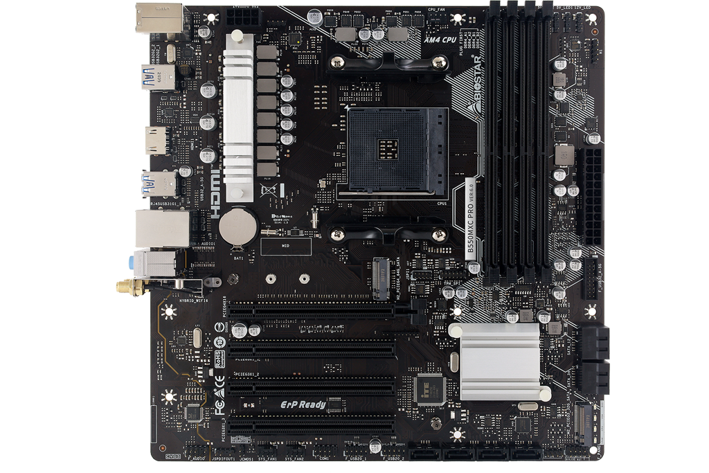 B550MXC PRO AMD Socket AM4 gaming motherboard