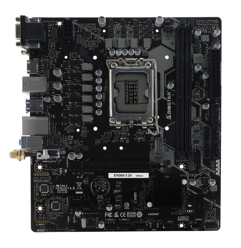 B760MX-E D4 INTEL Socket 1700 gaming motherboard