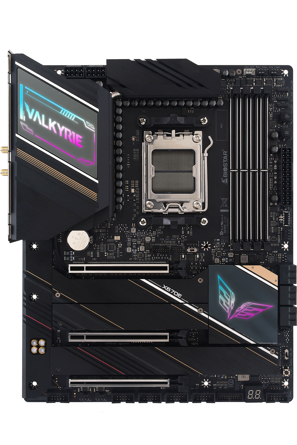 X670E VALKYRIE AMD Socket AM5 gaming motherboard